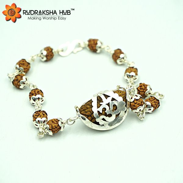 One Mukhi from Java Indonesia in Gold Bracelet - Rudra Centre
