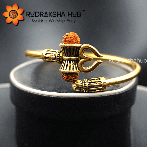 AdiShaktiShop Rudraksha Ring Silver, Shiva Shakti Symbol, India | Ubuy